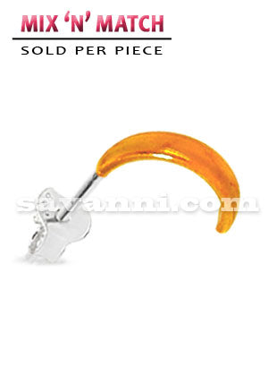 Silverörhänge Glänsande Båge