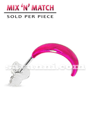 Silverörhänge Glänsande Båge