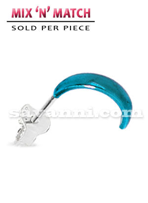 Silverörhänge Glänsande Båge