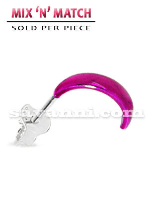 Silverörhänge Glänsande Båge