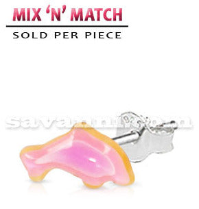 Silverörhänge Mini Dolphin