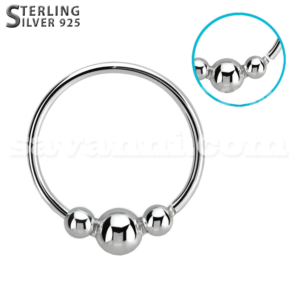 Silverring Triple Ball