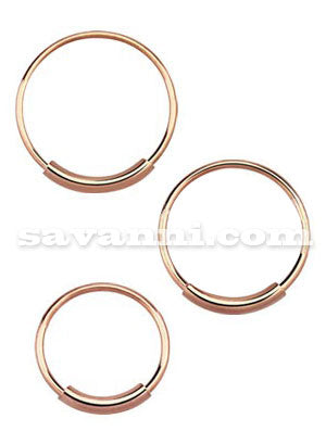 Silverring Smooth Rose Gold