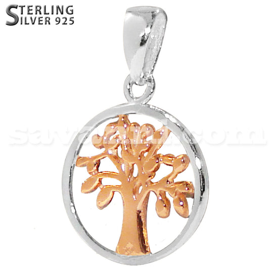 Hopeariipus Elämänpuu Gold / Rose Gold