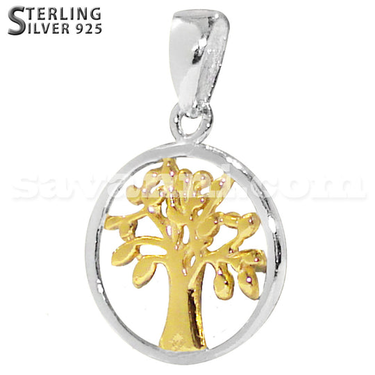 Hopeariipus Elämänpuu Gold / Rose Gold