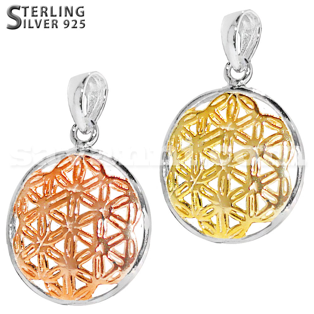 Flower of life silver