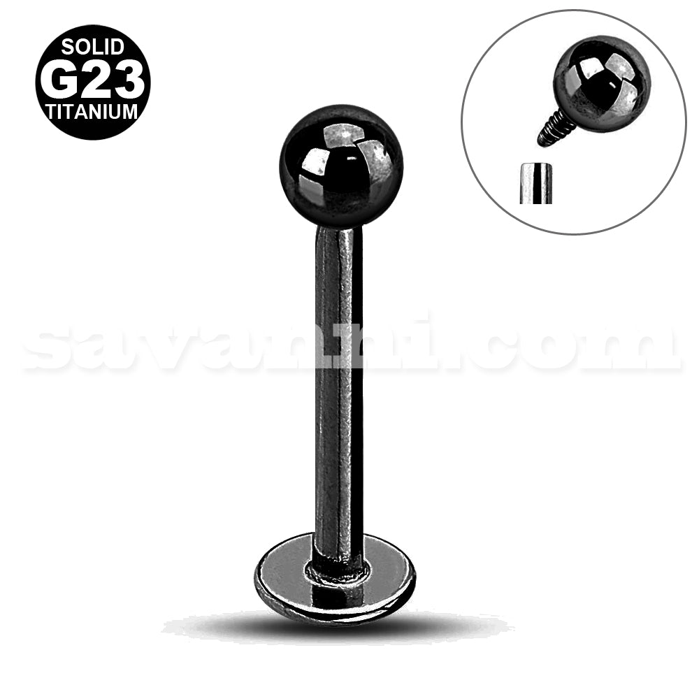 Labret black titanium
