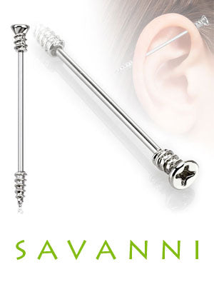Industrial Piercingsmycke Skruv