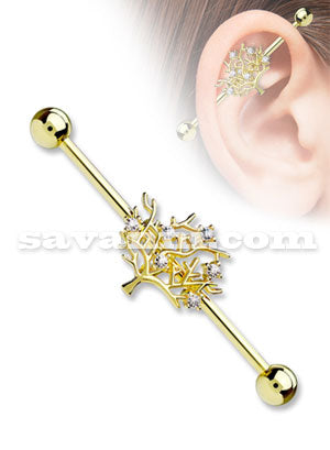 Industrial Barbell Tree Of Life