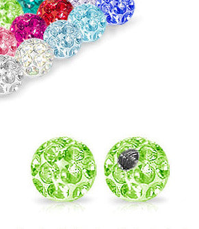 1.2mm Smyckeskomponent Kula Crystal 4mm