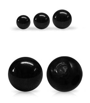 1.2mm Smyckeskomponent Svart Kula