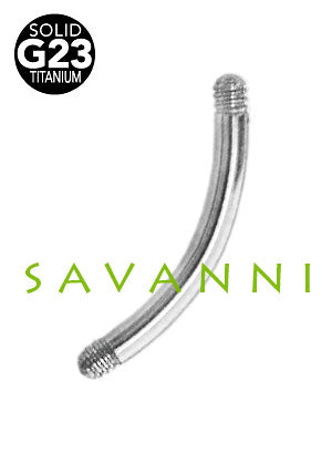 1.6mm Bananabell Smyckeskomponent Titanstav