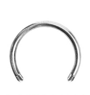 1.6mm Hästskobarbell Smyckeskomponent Stav