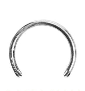 1.2mm Hästskobarbell Smyckeskomponent Stav