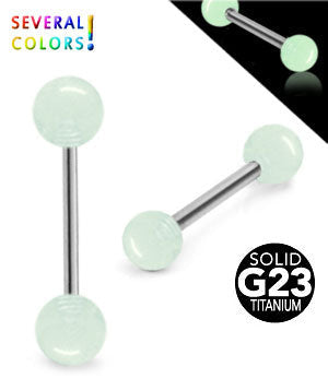 Barbell titanium glow