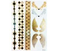 Smyckestatuering Wings