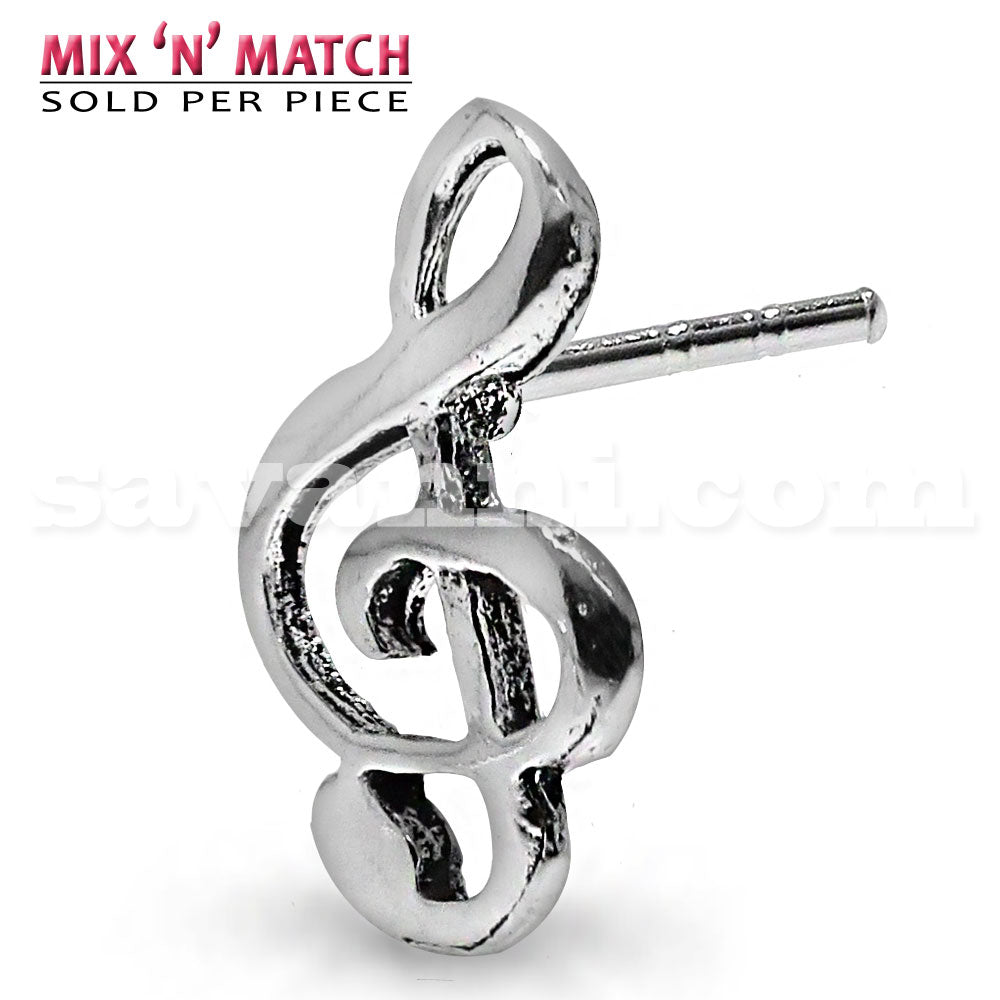 Korvakoru Hopea Nuottiavain