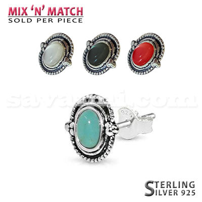 Korvakoru Hopea Opal Oval Ornament