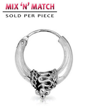 Bali-Öronring av Silver Falling Tribal