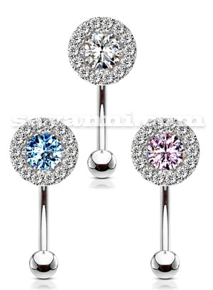 Kulmakoru pyöreä zirkoni