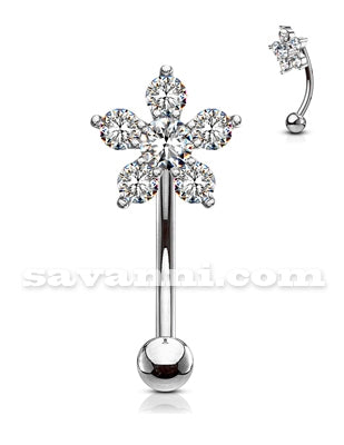 1.2mm Bananabell Zircon Blomma