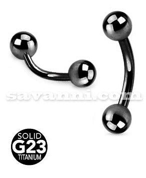 Svart 1.2mm Bananabell Titan