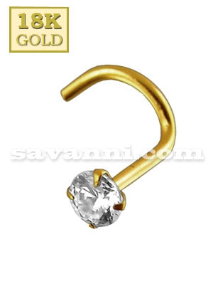18K kulta nenäkoru