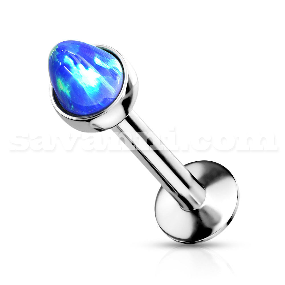 Labret opal spike