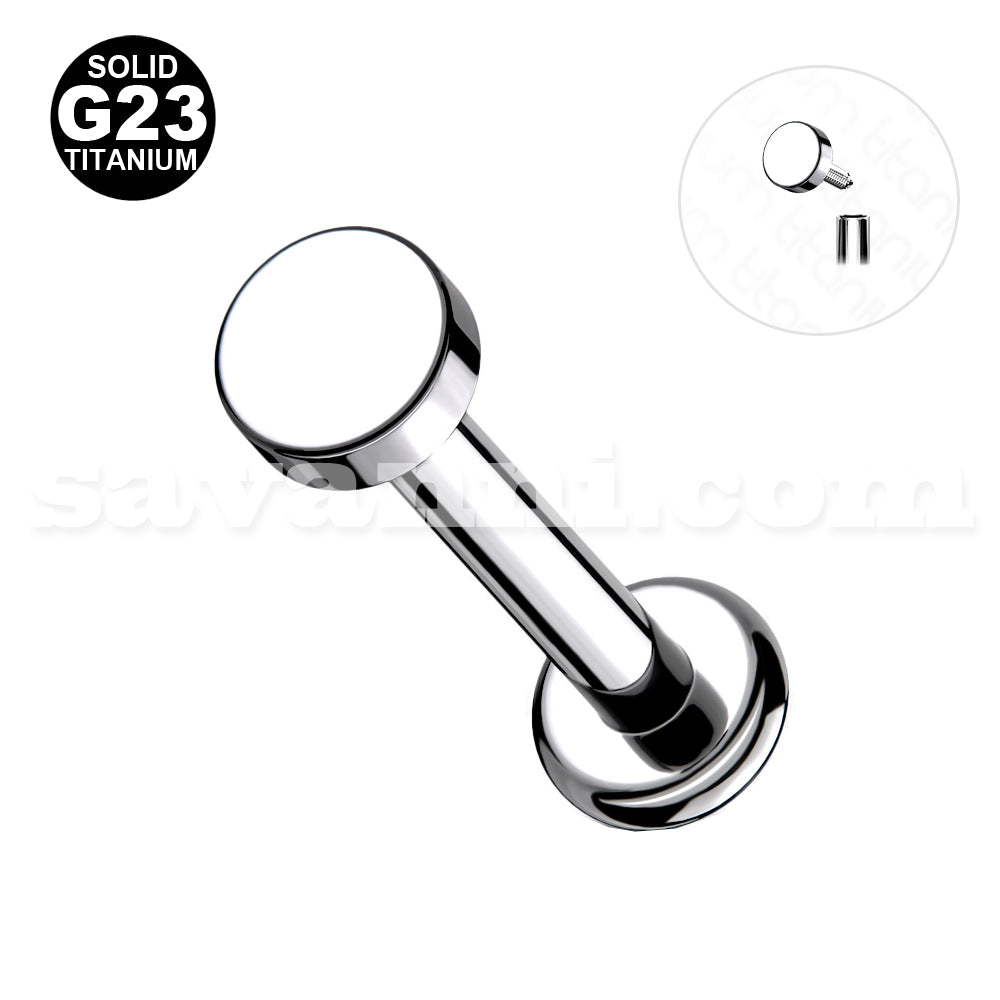 Titaani labret sylinteri