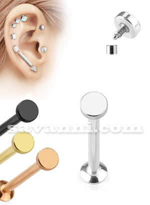 Labret round top
