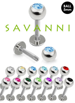 1.6mm Labret Strass 5mm