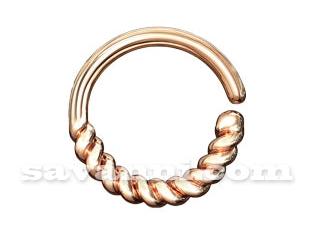 1.2mm Piercingring Beaded Trim