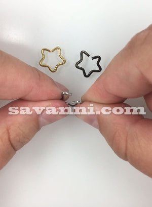 Piercingring Stjärna