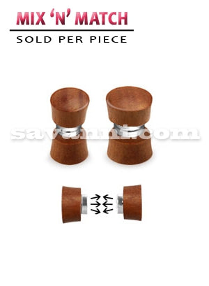 Fakeplugg av Trä med Magnet