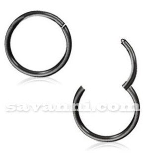 0.8mm Svart Segment Ring Clicker