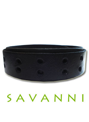 Läderarmband Bälthål