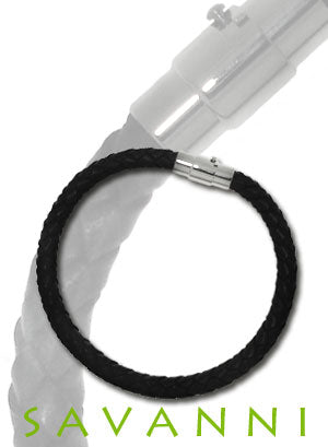 Läderarmband Läderfläta