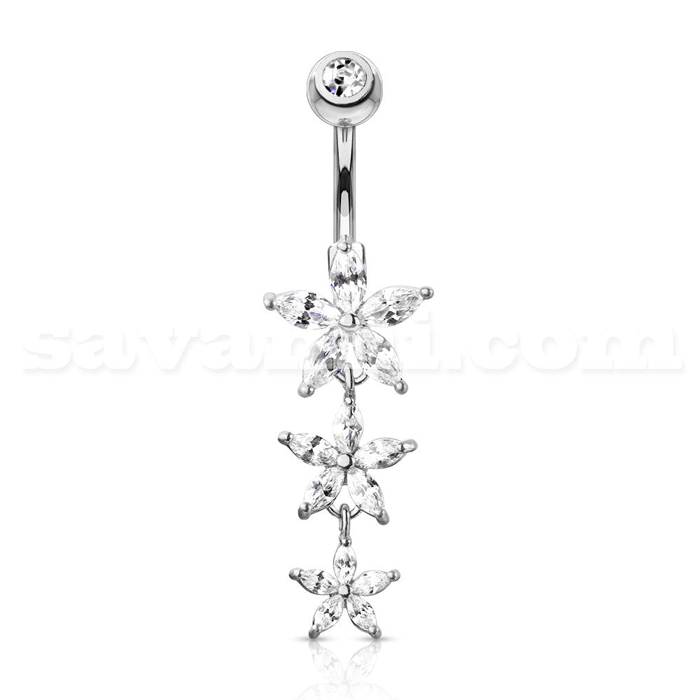 Napakoru Marquise Zircon Flowers