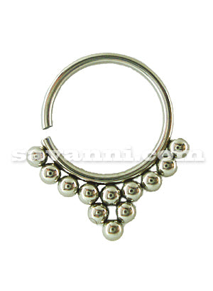 0.8mm Piercingring Beaded Trim
