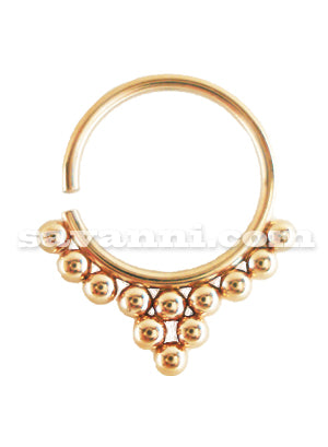 0.8mm Piercingring Beaded Trim