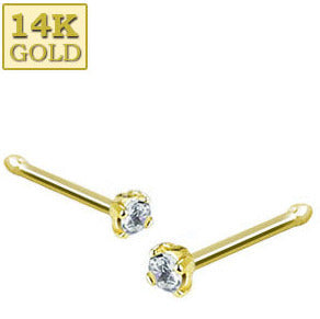Nose piercing gold