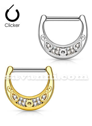 Bröstsmycke Clicker Crystals Set Filigree
