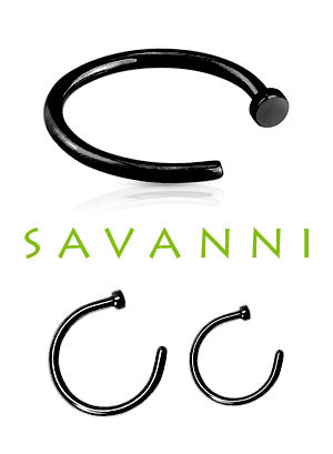 Svart Nässmycke Ring