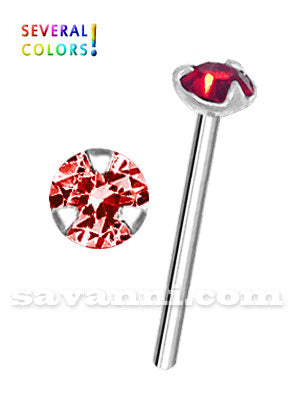 Nose pin silver