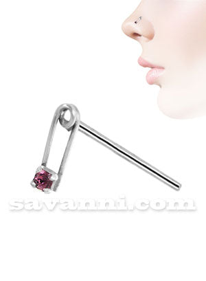 Rakt Nässmycke av Silver med Säkerhetsnål