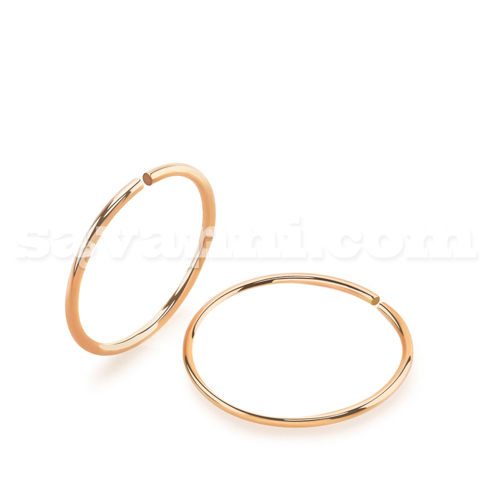 0.6mm Nenärengas Rose Gold