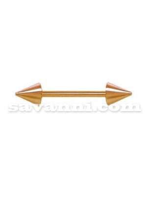 1.6mm Roséguldfärgad Barbell Stav Koner
