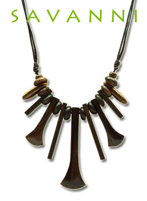 Trä Halsband Tribal