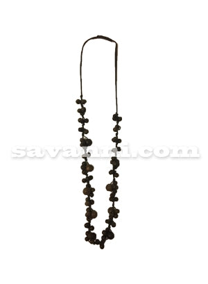 Bohemisk Träpärlhalsband