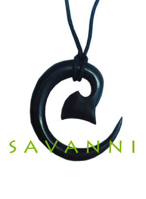 Trähalsband Svans Spiral